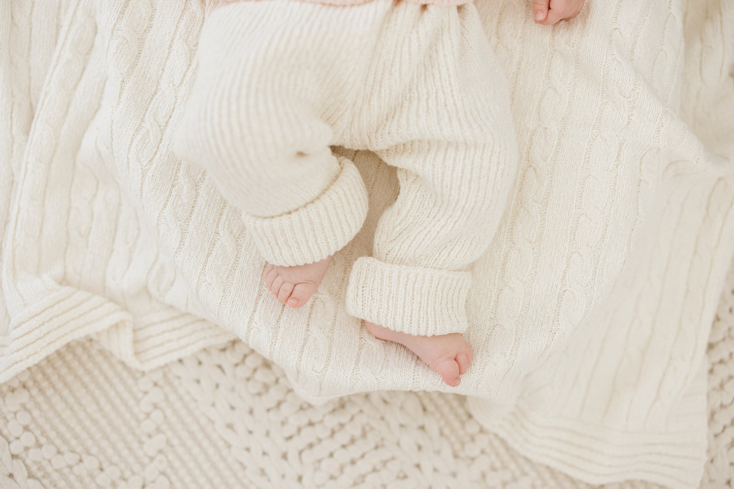 Personalised Embroidered Textured Knit Blanket