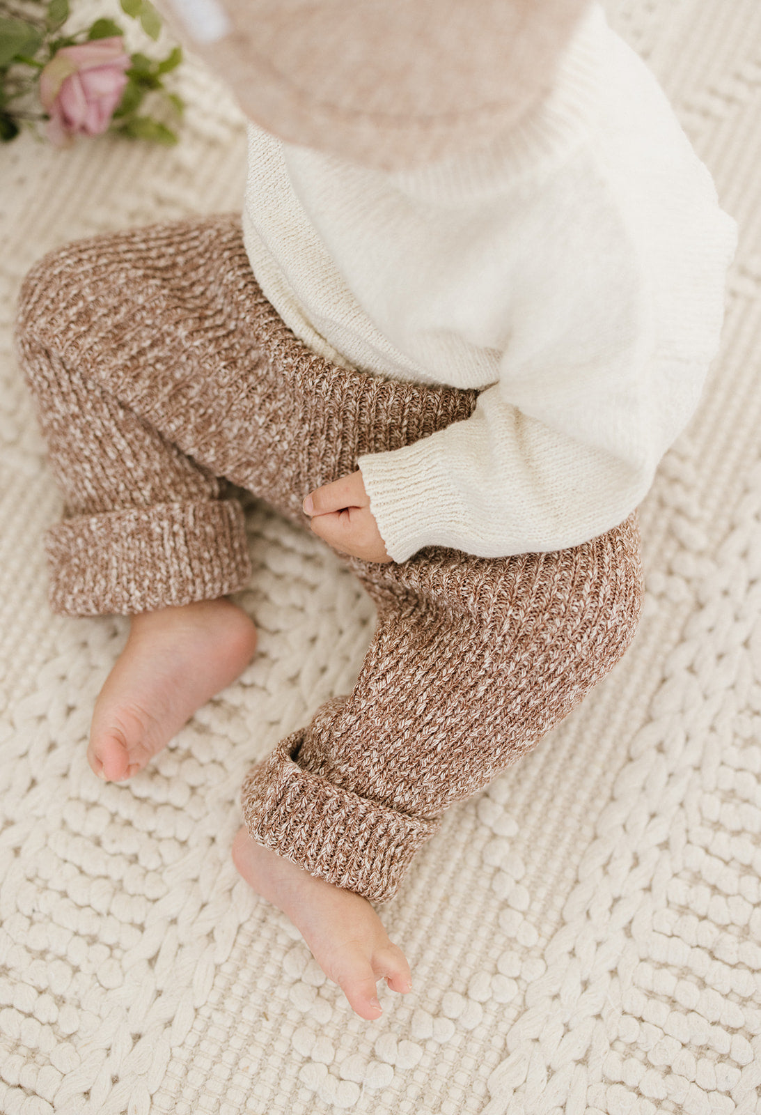 Chocolate Ribbed Leggings