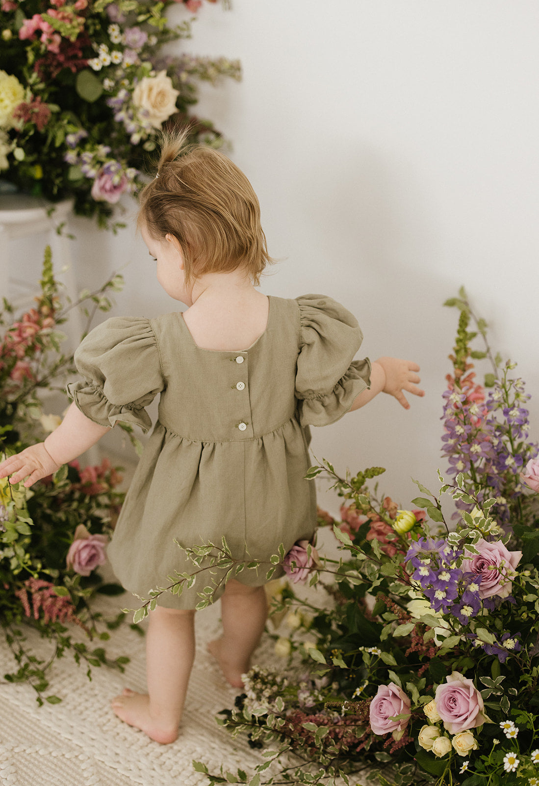 Sage Linen Romper