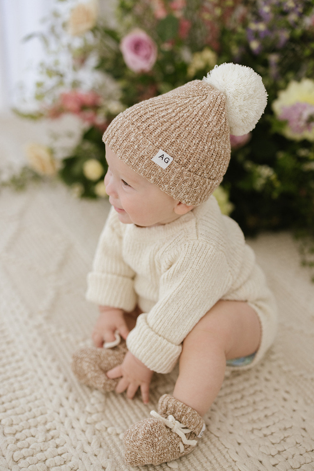 Caramel Knit Beanie